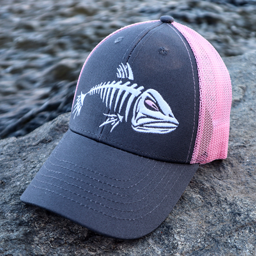 GSO Fishing Mesh Back Pink Logo Cap