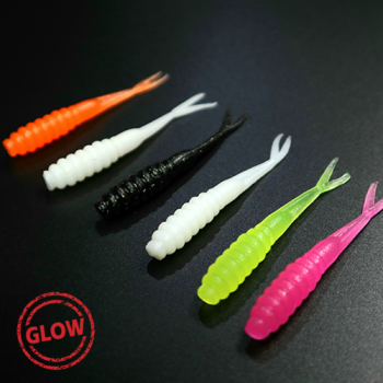 GSO TG Grubs Glow Plastics - In Multiple Colors