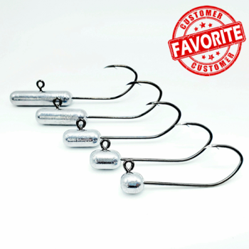 GSO Fishing Heavy Wire Tube Jigs in all 5 sizes with Customer Favorite Sticker