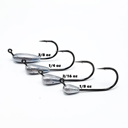 Reaction Tackle Lead Tube Jig Heads-10-Pack- For Bass Tube, 57% OFF