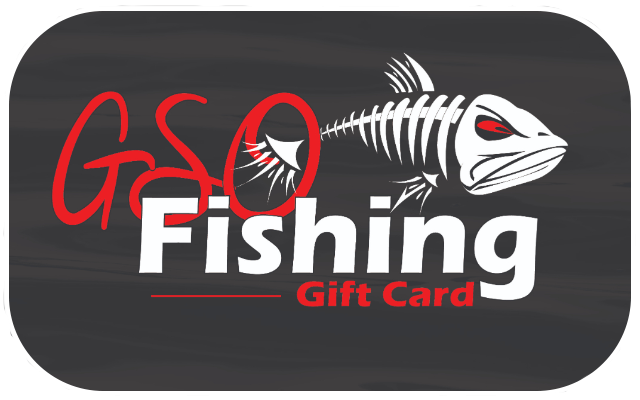 GSO Fishing Logo on Gift Card