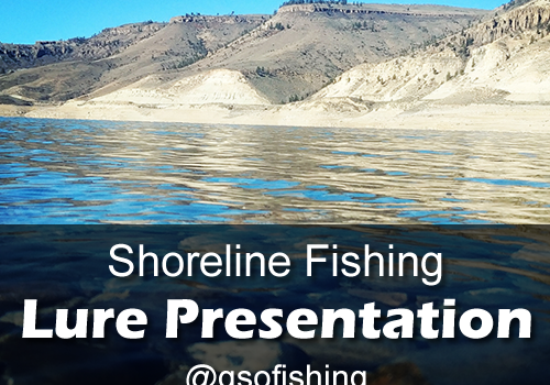 GSO Fishing - Shoreline Fishing - Lure Presentation - Mountains/Shoreline of Blue Mesa