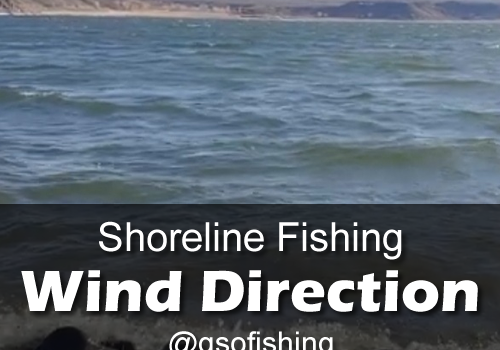 GSO Fishing - Shoreline Fishing - Wind Direction - Waves On A Lake