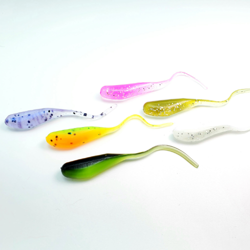 GSO Fishing - TRG Fin Candy in all colors: Monkey Snot, Fire Tiger, Black & Chartreuse, Pink Flash, Olive Flash, White Flash