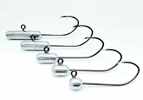 GSO Premium Heavy Wire Tube Jigs - Side View of 5 Sizes