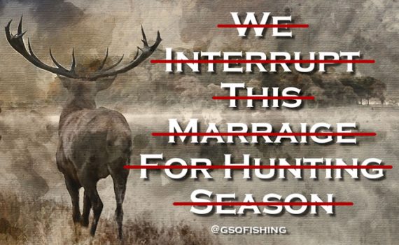 We Interrupt This Marriage - GSO Fishing - Blog Post Cover Image With Elk