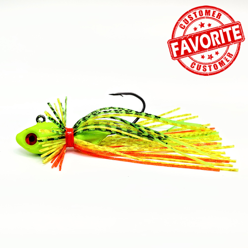 GSO Fishing Perch Finesse Jig with Customer Favorite Sticker