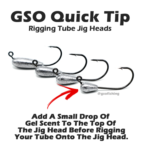 GSO Fishing - Premium Guided Trips & Lures - Quick Tip - Rigging A Tube Jig