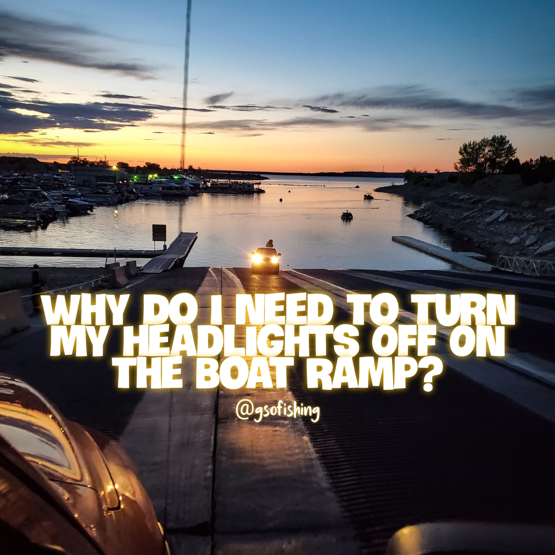 Why Do I Need To Turn Off My Headlights On The Boatramp - Photo of boatramp at first light with a sunrise and a truck on the boat ramp with it's lights on.