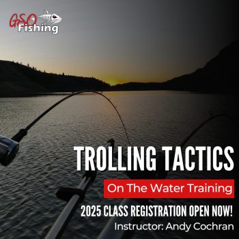 Trolling Tactics On The Water Training - GSO Fishing