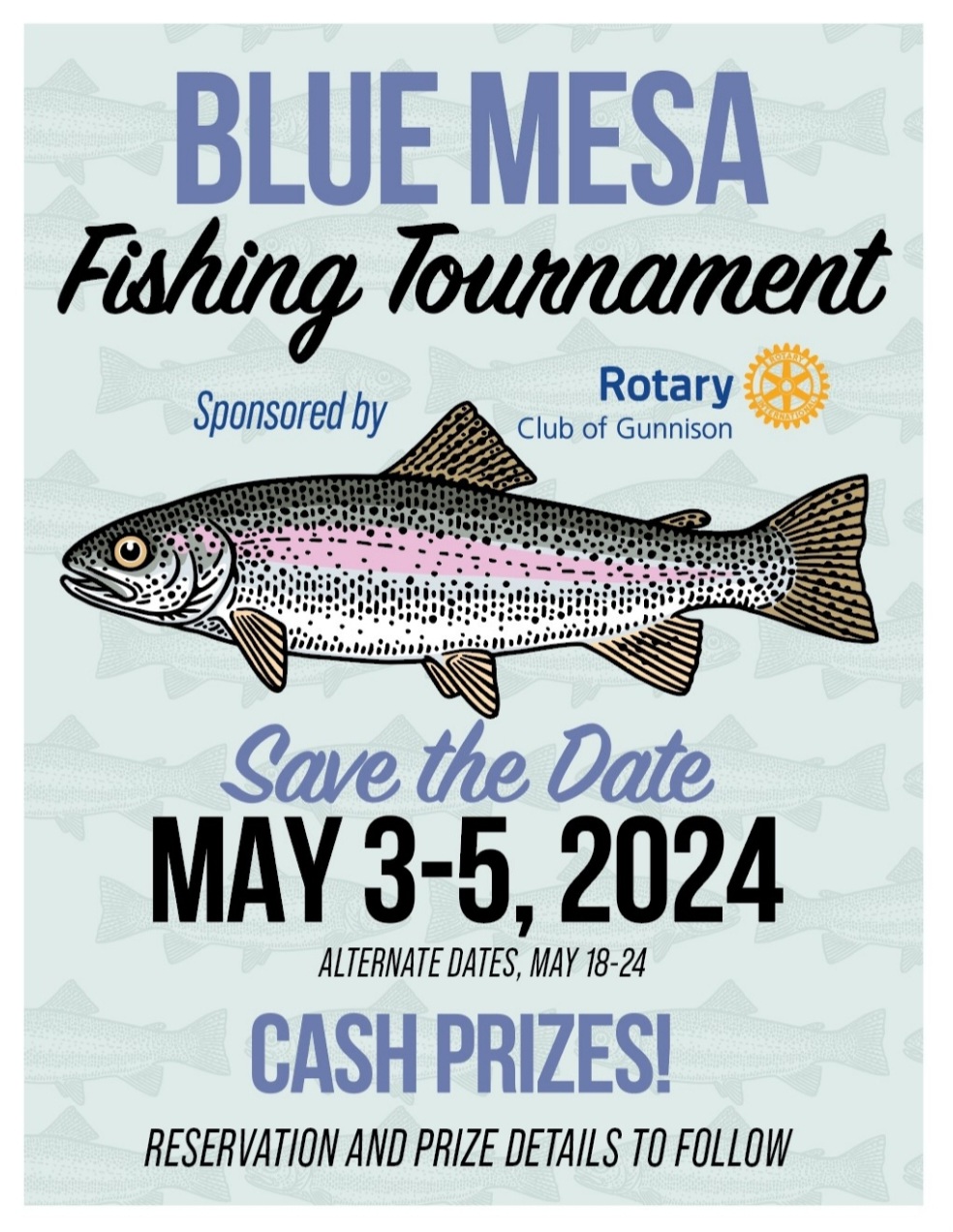 Blue Mesa Rotary Fishing Tournament Flier