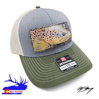 Smiley Outdoors Cap - Lake Fork Brown Freshwater