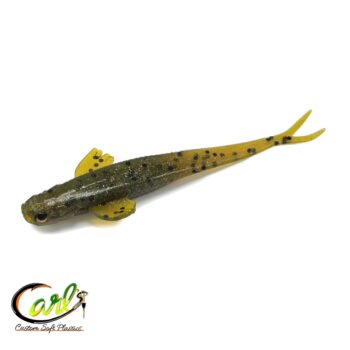 Trophy Chaser Minnow Green Pumpkin 3 in - GSO Fishing