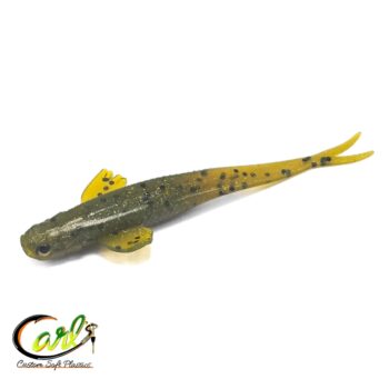 Trophy Chaser Minnow Green Pumpkin 3 in - GSO Fishing